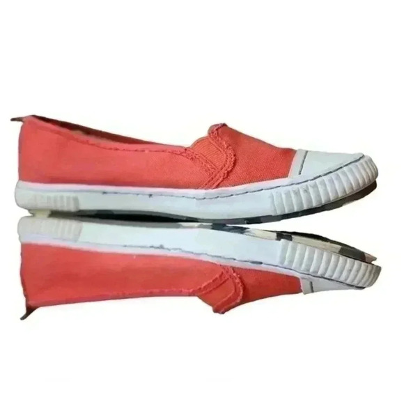Tigerbear Republik Sneakers Slip-on Rainbow Design Red Recycled Women's size 7.5 - Picture 4 of 10